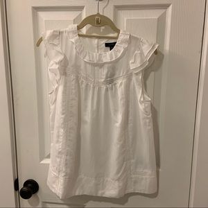 NWT J Crew flutter sleeve top XS